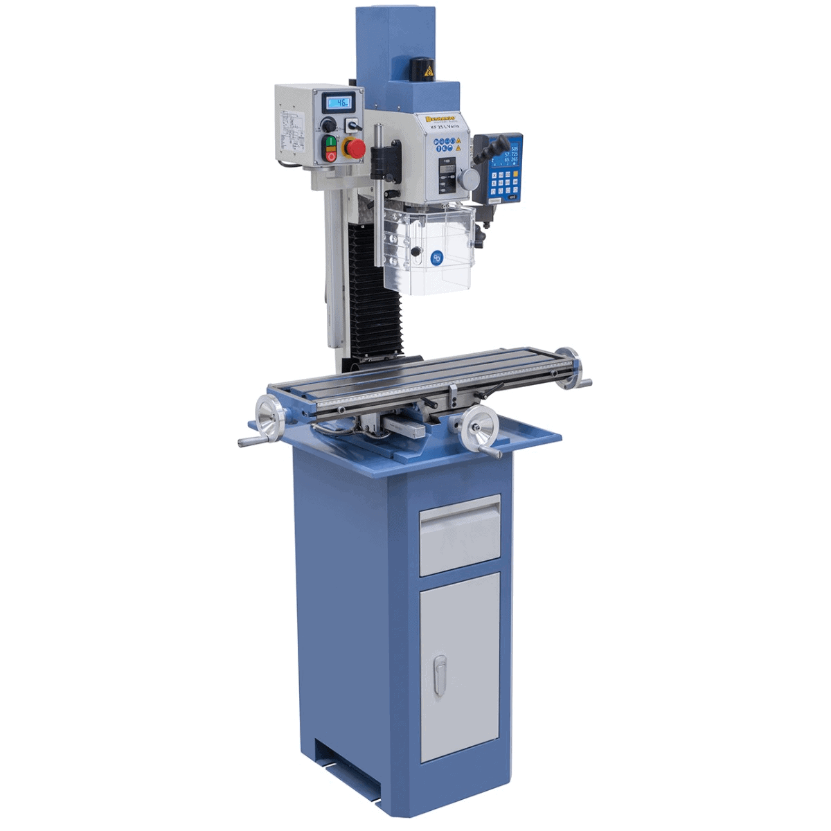 KF 25 L Vario drilling and milling machine with 3-axis digital display