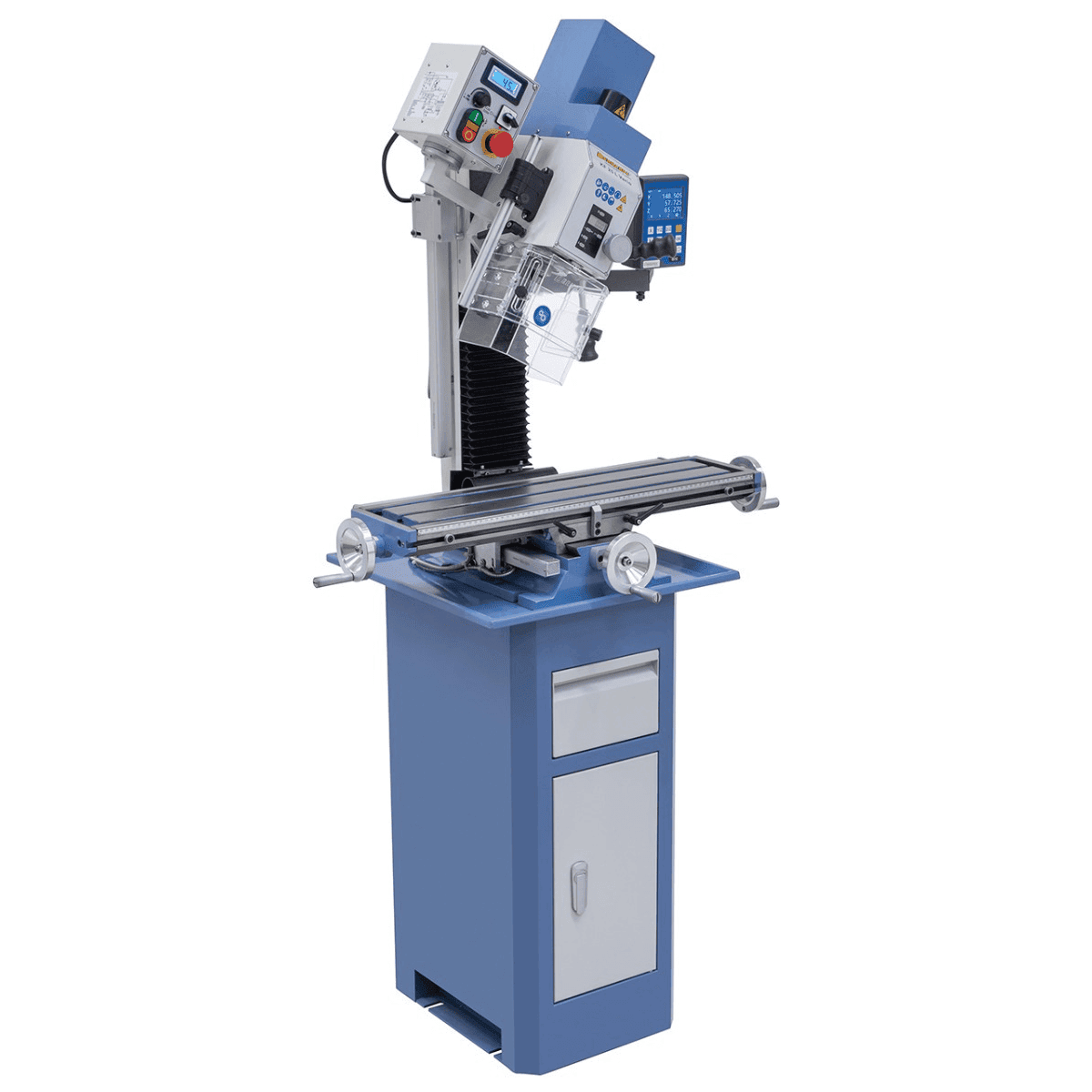 KF 25 L Vario drilling and milling machine with 3-axis digital display