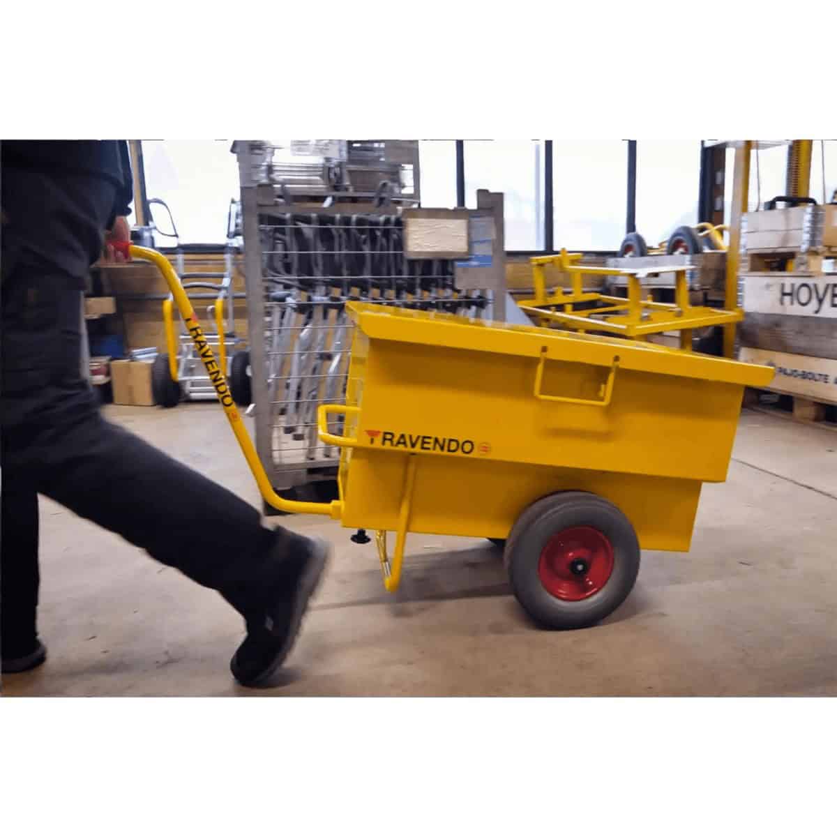 Trolley with container UT 160 PUR