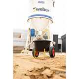 65 litre bucket trolley for bricklayers.