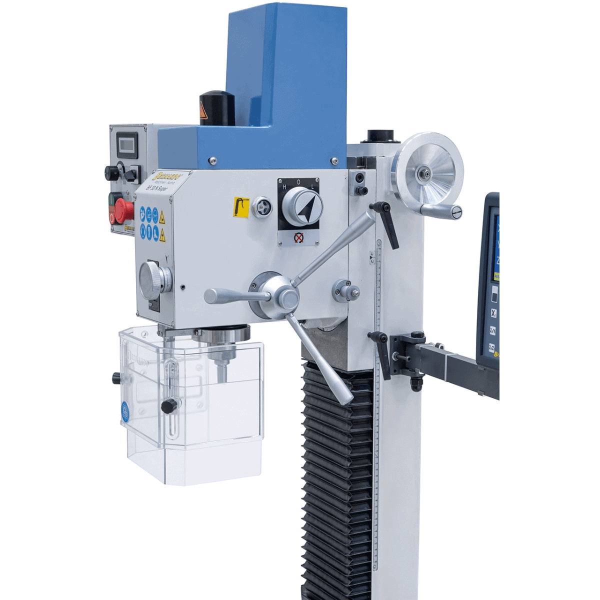 Drill and milling machine BF 30 N Super with feed and 3-axis display ES-12 V