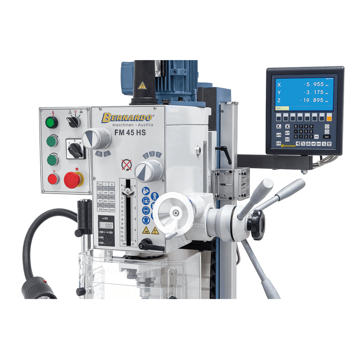 FM 45 HS Drill/Milling Machine with 3-Axis Position Display ES-12 V