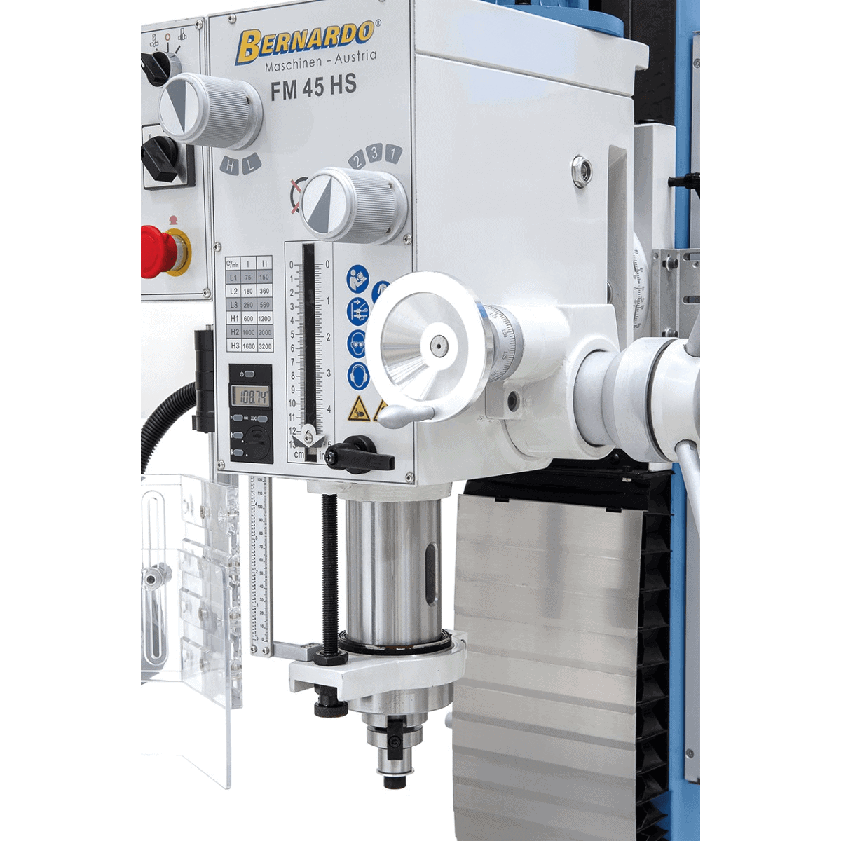 FM 45 HS Drill/Milling Machine with 3-Axis Position Display ES-12 V