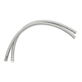Raccordi flessibili da 100 cm (confezione da 2 pezzi), ideali per collegamenti idraulici rapidi e sicuri, garantendo flessibilità, tenuta e resistenza alle vibrazioni nei sistemi di riscaldamento e ventilazione.