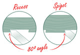 Accessorio per macchina utensile Record Power Sgorbia ProComfort 12 mm a Coda di Rondine