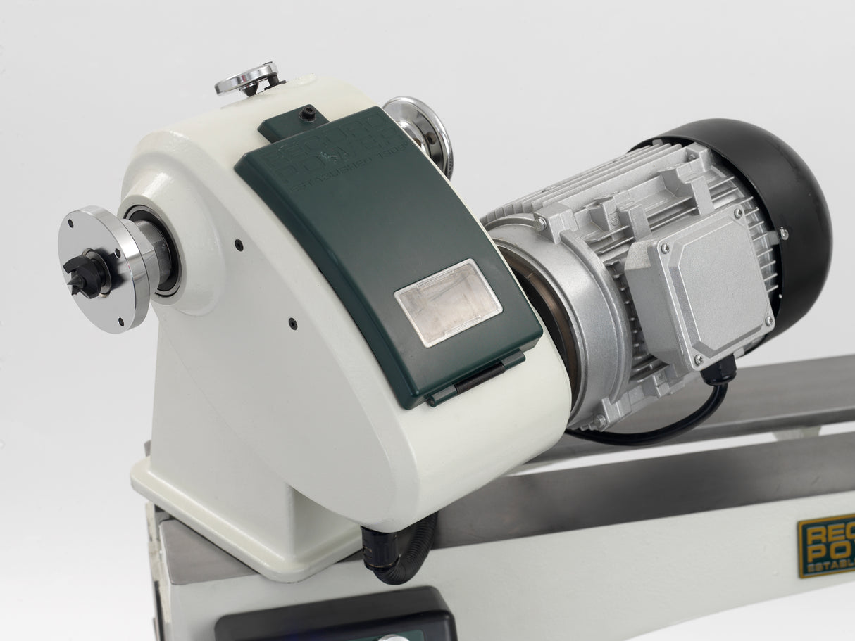 Record Power Tornio per legno in ghisa a testa girevole – 230 V