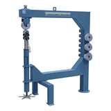 Bernardo Ruota Inglese RSM 1100 x 1,5 con gola da 1140 mm, telaio rinforzato e set completo di 10 rulli inferiori e 4 superiori.