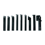 9-piece HM 10mm multi-cutting insert lathe set, F-kit