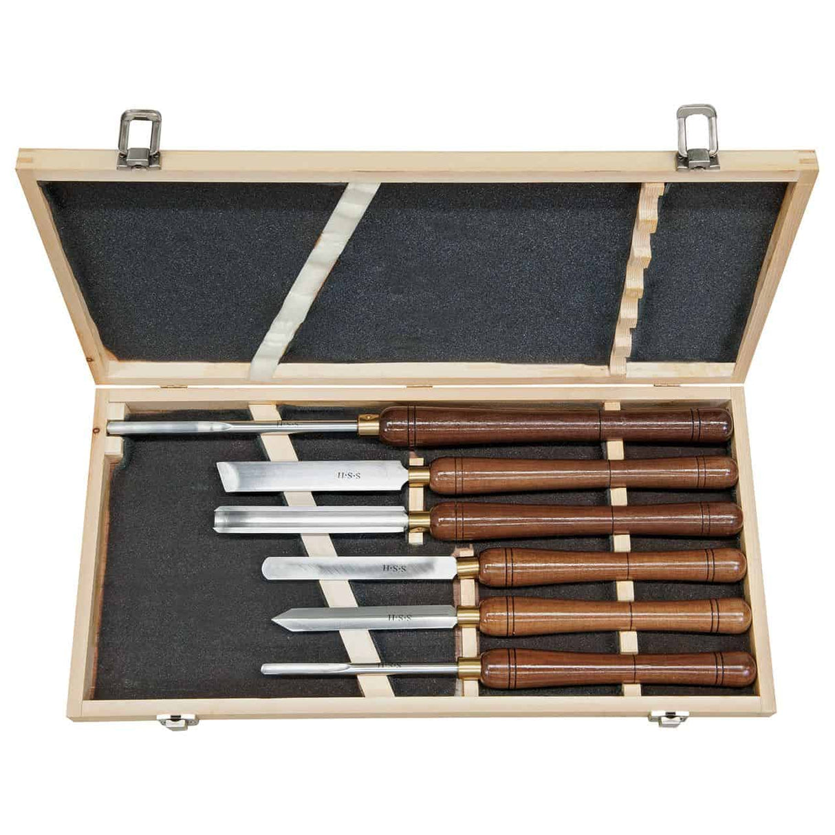Professional A-Grade HSS Lathe Blade Set, 6 Pieces.