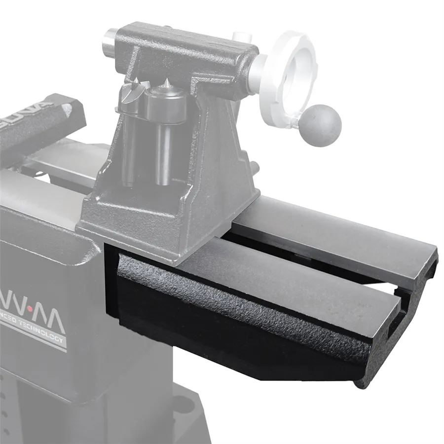 Kit completo con estensione da 254 mm, supporto utensili e adattatore mandrino per aumentare capacità tornitura Revo 1216