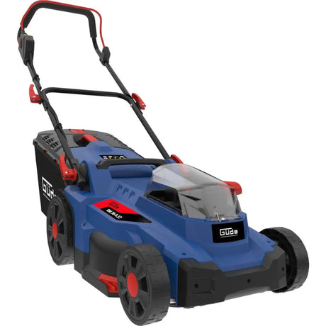 Motore brushless 36V dual-battery, serbatoio 35L, caricabatterie doppio incluso, maniglia ripiegabile, giardini 500-600 m²