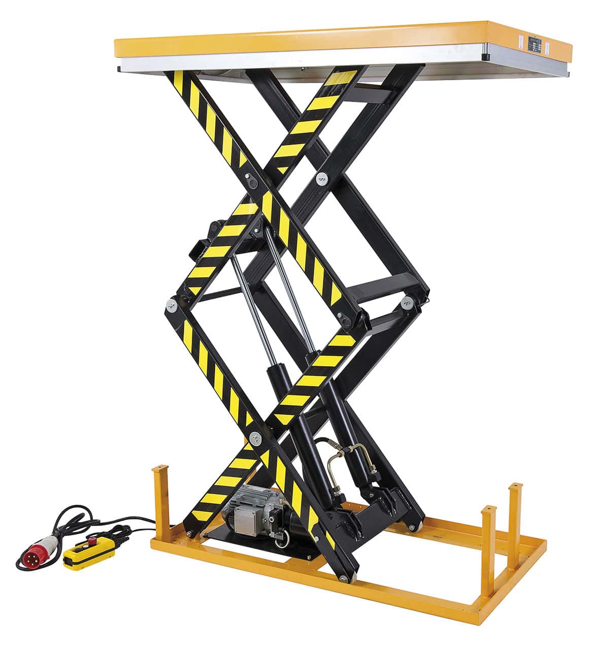 Stationary double platform lifting table SSHT 2000 D