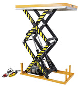 Stationary double platform lifting table SSHT 2000 D