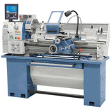 Tornio Bernardo Standard 165 V-D: Ø banco 350 mm, foro mandrino Ø 40 mm D1-4, DRO ES-12 V e ricca dotazione di serie.