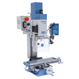 Trapano/Fresatrice Bernardo KF 16 Vario con testa inclinabile, tavola 400 × 120 mm e display digitale DT 40 a 3 assi.