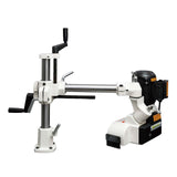 Trascinatore Bernardo AF 32 – 230 V con rulli di avanzamento Ø 80 x 30 mm e 4 velocità regolabili, ideale per piccoli laboratori.