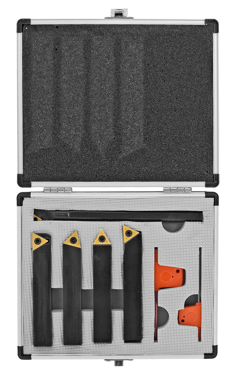4-piece lathe tool including boring bar, 10mm