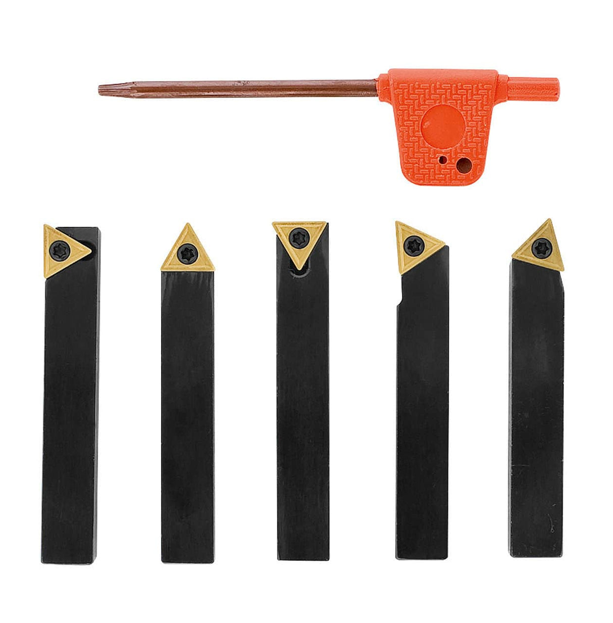 Lathe tool with removable HM plates 16 mm