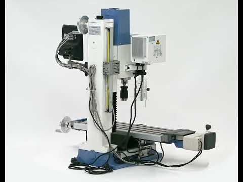 Drill and milling machine BF 30 N Super with feed and 3-axis display ES-12 V