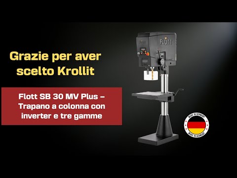 Flott SB 30 MV Plus – Trapano a colonna con inverter e tre gamme