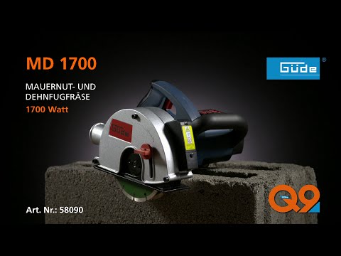 Scanalatrice Guede MD 1700 – 1700 W con laser e doppio disco diamantato